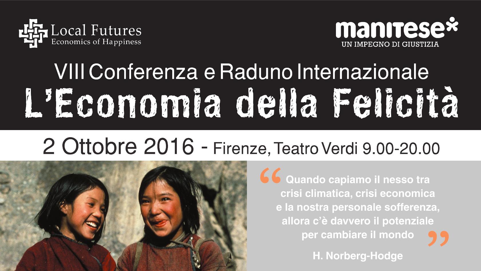 Conferenza Internazionale Economia della Felicità - Firenze