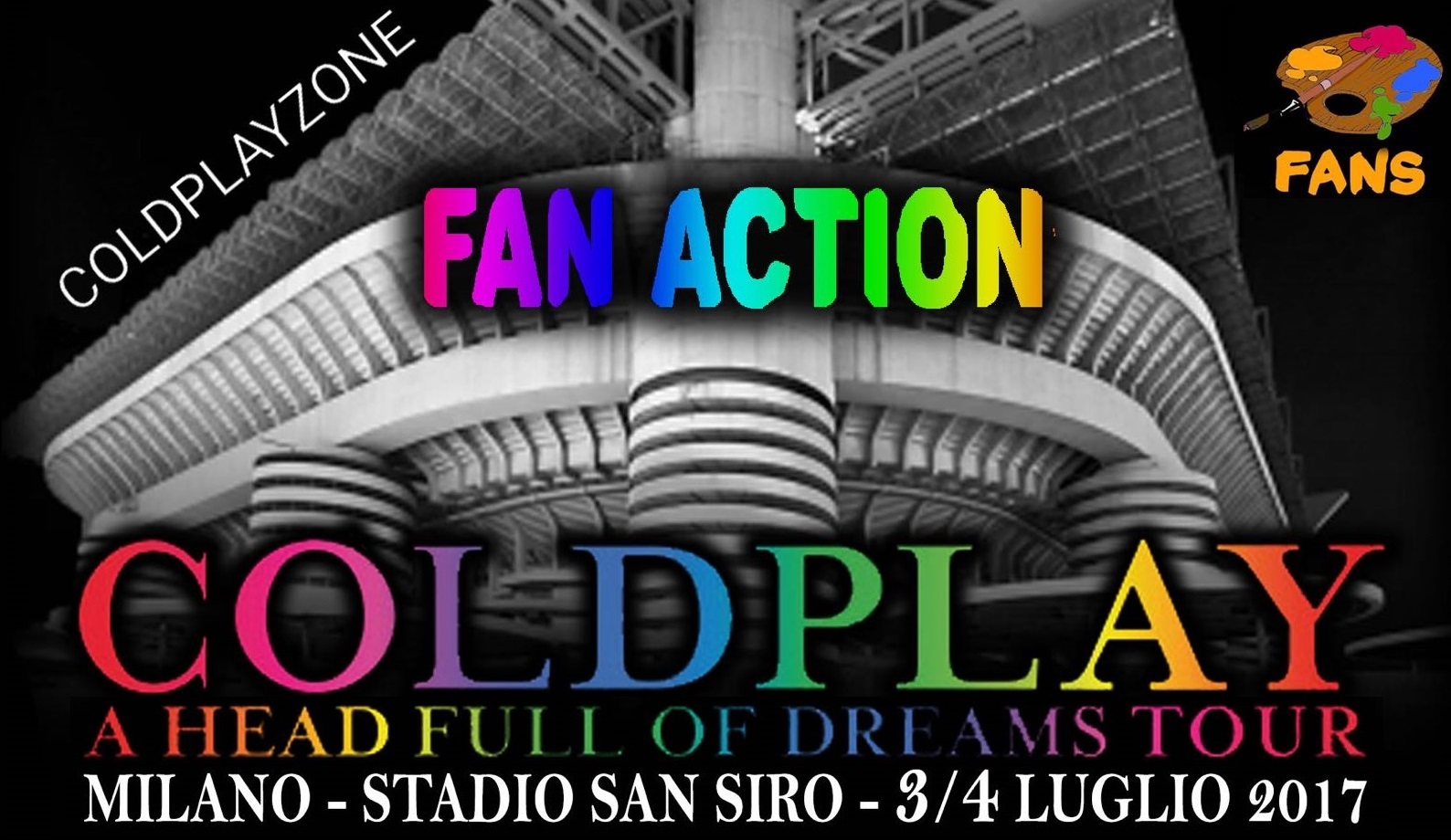 FanAction Coldplay Milano Sansiro