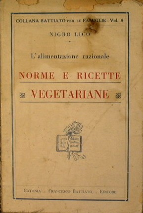 Uno dei primi libri italiani di promozione del vegetarianesimo. 