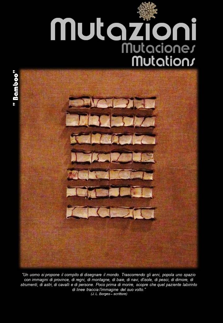 "Bamboo" - opera presente nella mostra "Mutazioni"