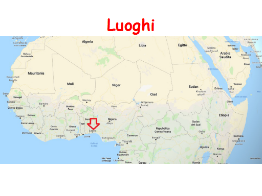 Luogo: golfo della Guinea e città di Lagos