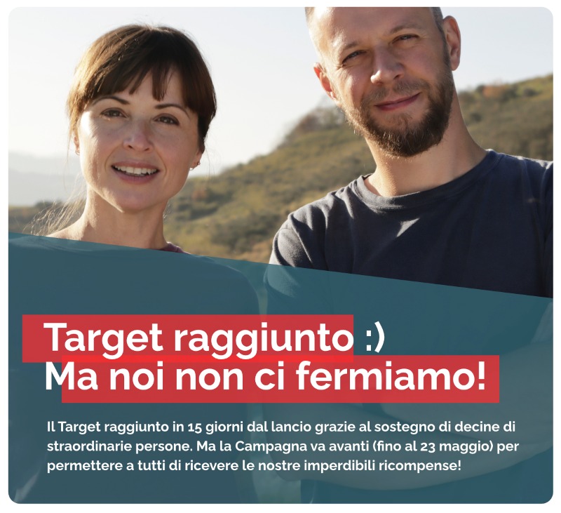 Target raggiunto ma noi non ci fermiamo!