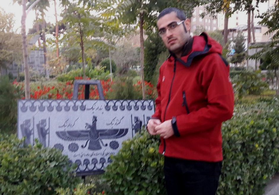 Ramin in the park of the tomb of the Persian poet Ferdowsi in Tus