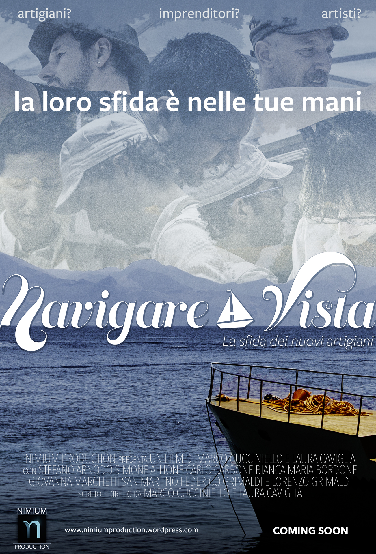 Locandina Poster Navigare a vista Nimium Production