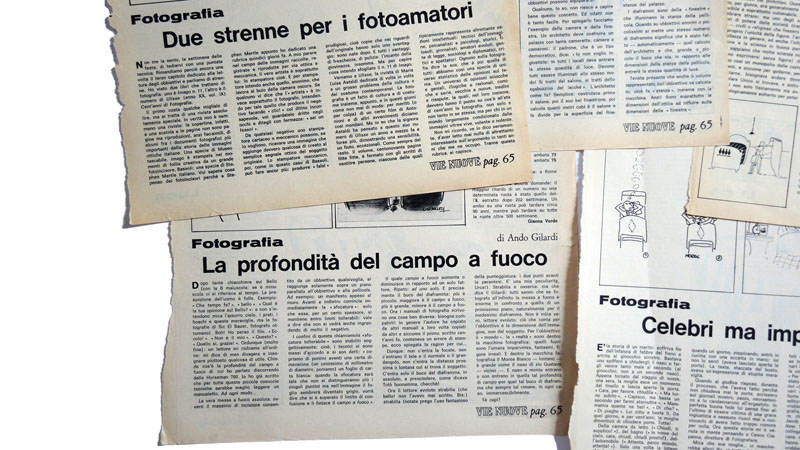 Pagine della rubrica gilardiana su Vie Nuove 1967