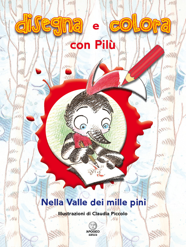 Copertina dell'album "Disegna e colora con Pilù"