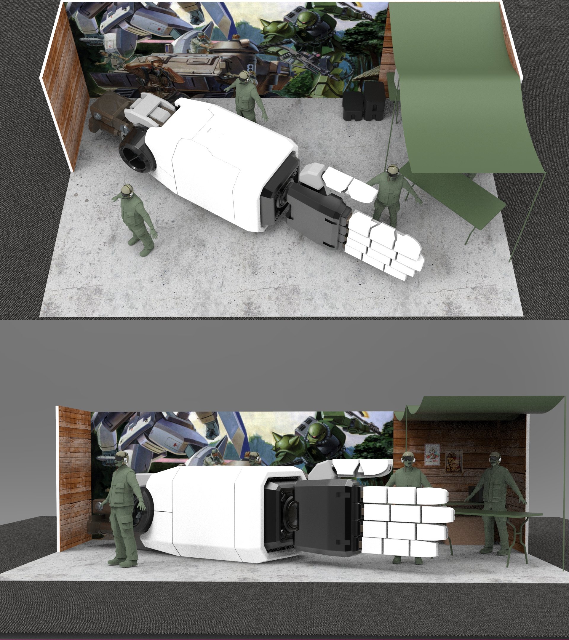 G-Arm preview accampamento militare