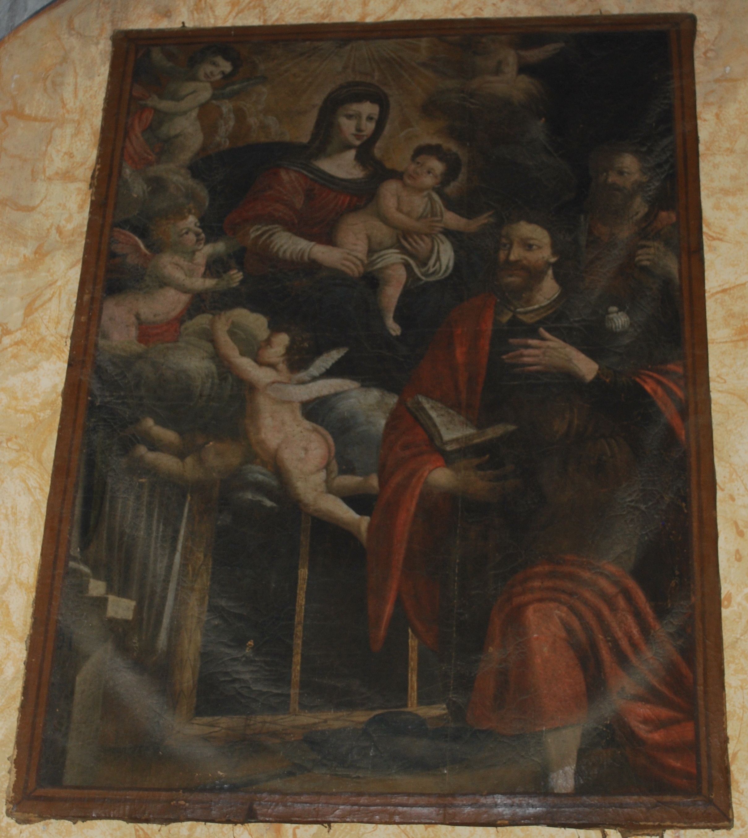 PESSINETTO - Progetto di restauro di dipinto raffigurante SAN ROCCO nella Chiesa di GISOLA