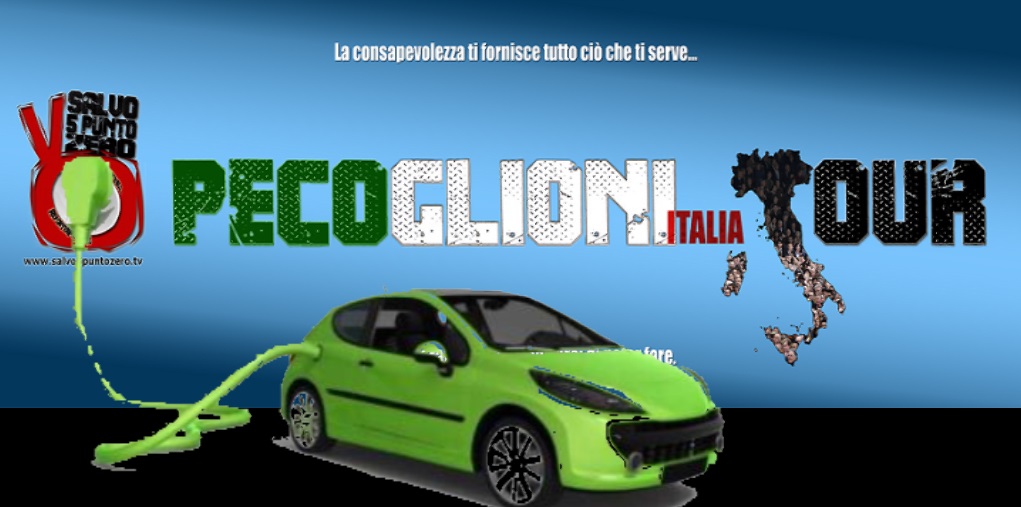 Auto elettrica per il Pecoglioni Italia Tour