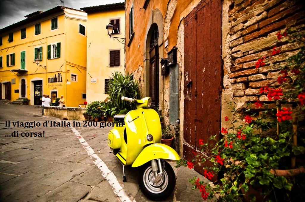 Il giro d'Italia in 200 giorni... di corsa! Il giro d'Italia in 200 giorni... di corsa!