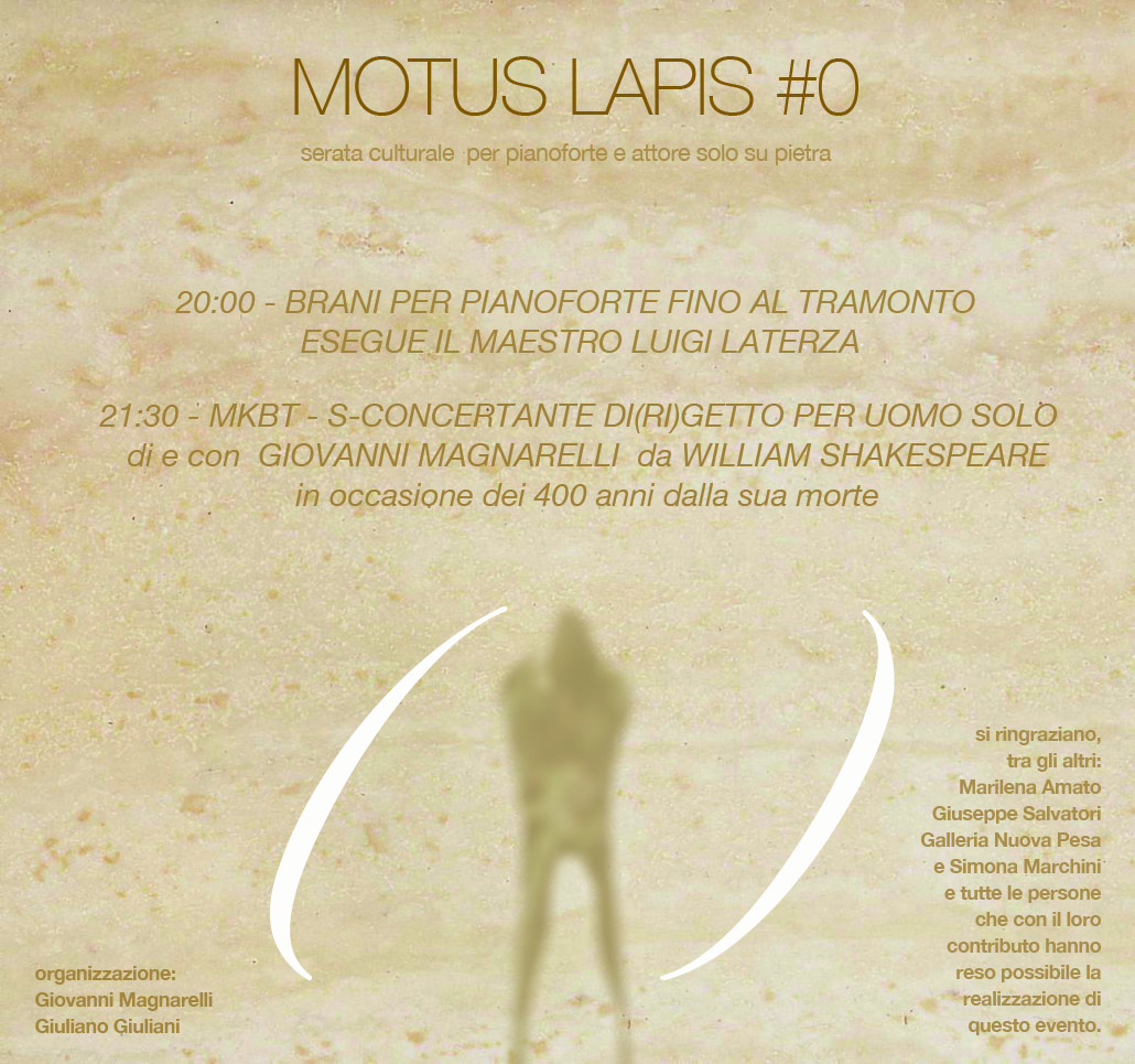 Motus Lapis #0
Motus Lapis #0