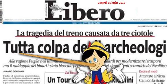 Gli archeologi querelano "Libero" e Mario Giordano