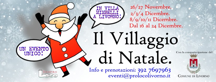 Il "Villaggio di Natale" a Livorno.