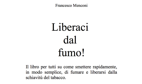 LIBERACI DAL FUMO!