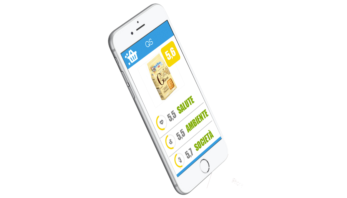 QS - l'app che ti dice quanto è sostenibile un prodotto alimentare