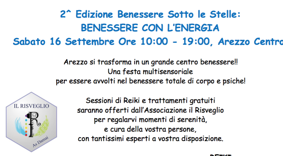 2^ Edizione “Benessere Sotto le Stelle”