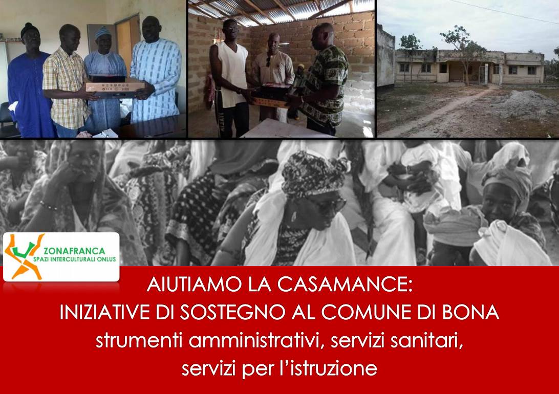 AIUTIAMO LA CASAMANCE: INIZIATIVE DI SOSTEGNO AL COMUNE DI BONA