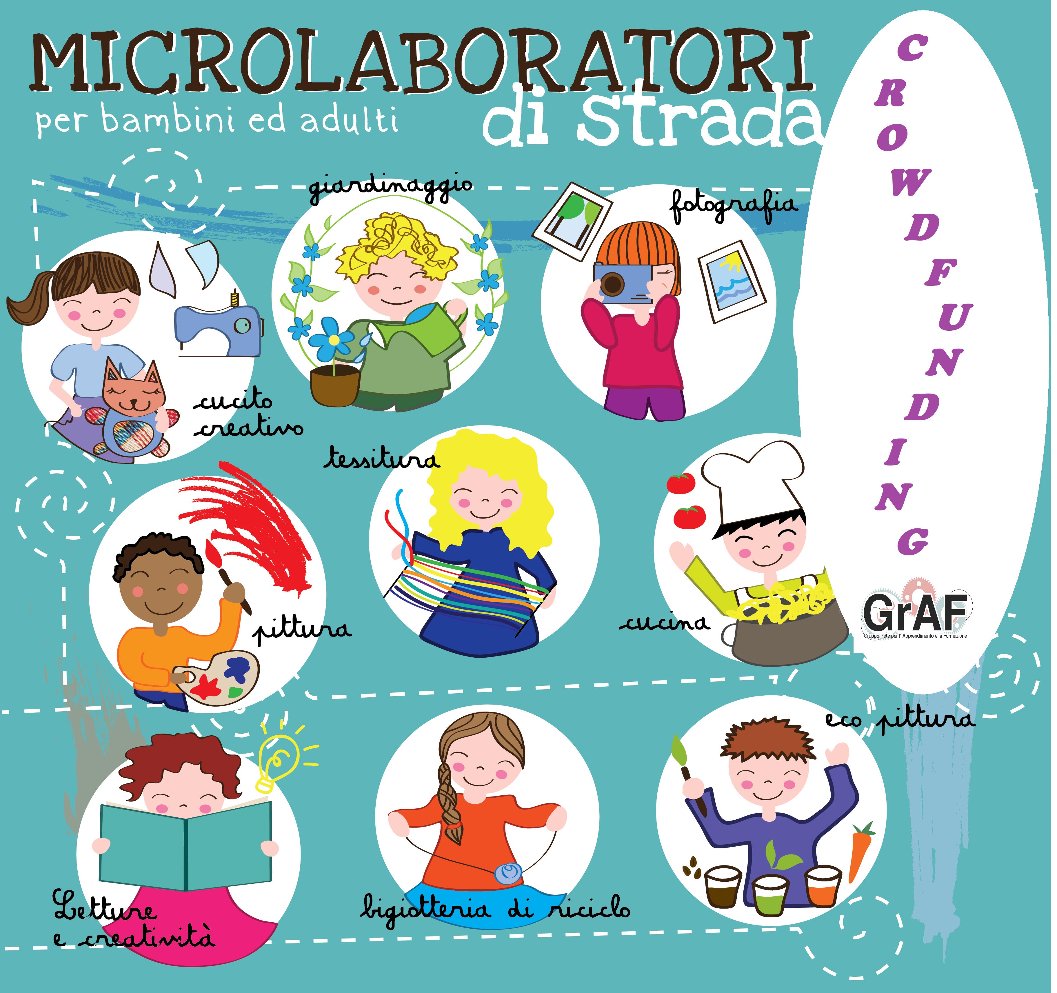 Microlaboratori di Strada per Bambini, portiamoli dappertutto!