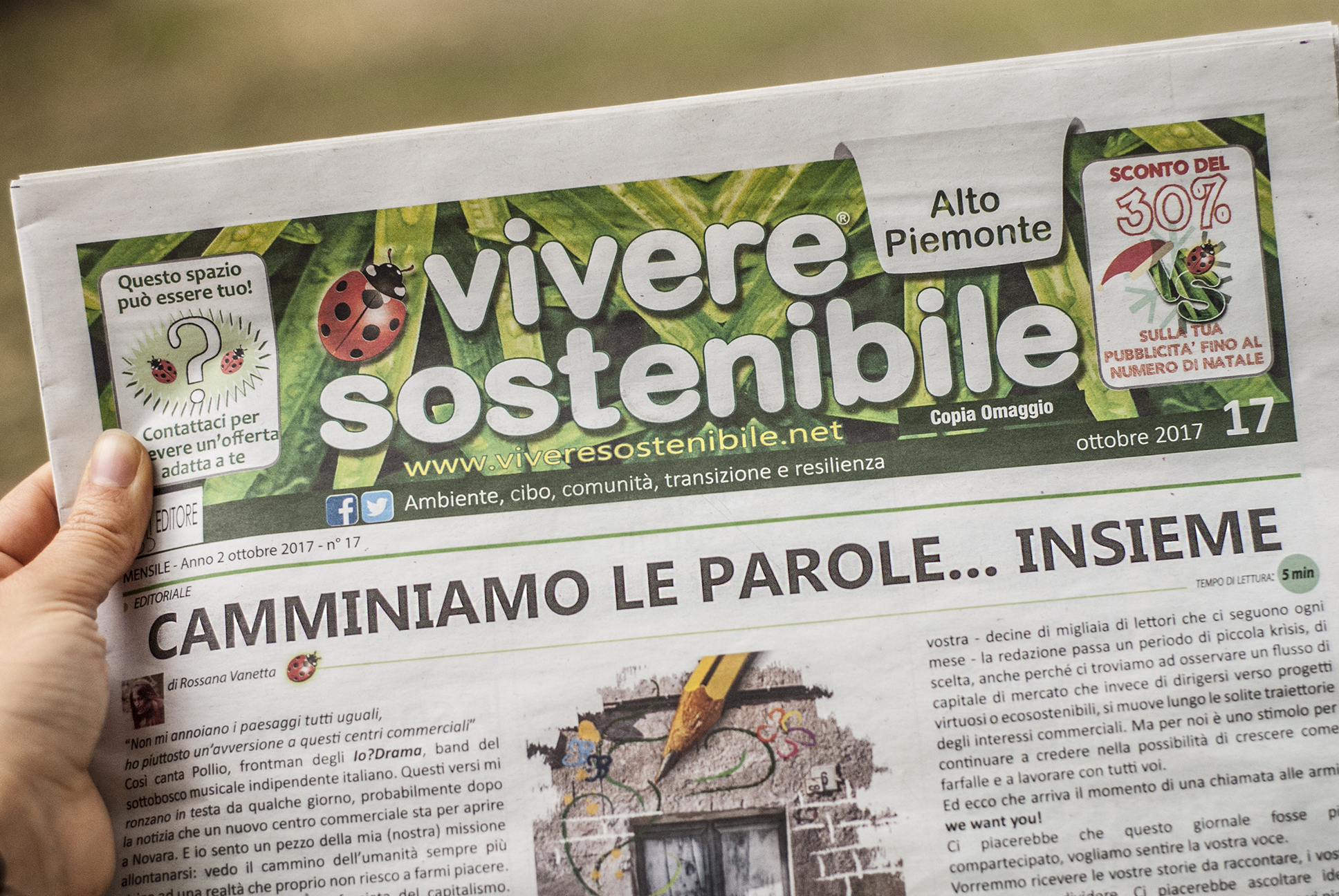 Vivere Sostenibile Alto Piemonte - l'informazione indipendente ed ecosostenibile del tuo territorio