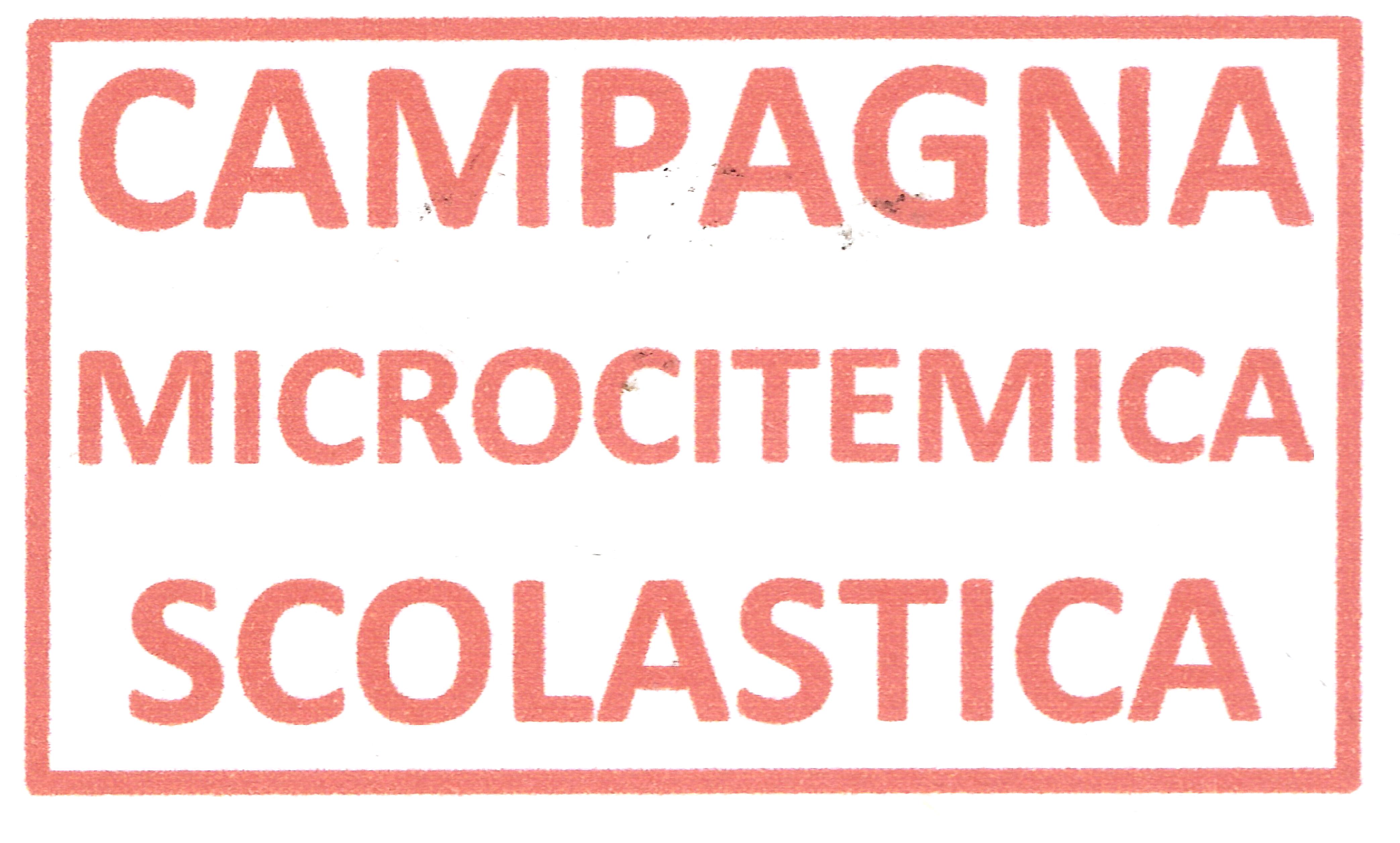 Campagna Microcitemica Scolastica 2017/2018Piani Salute Preventiva Primaria