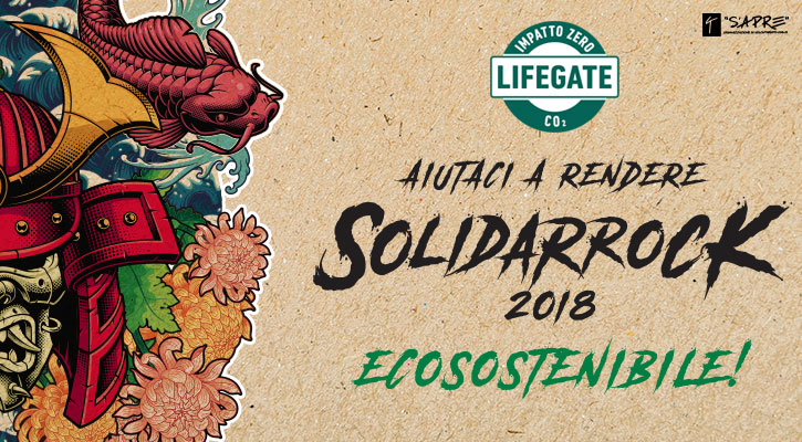 SOLIDARROCK 2018 aiutaci a rendere il festival eco-sostenibile !!