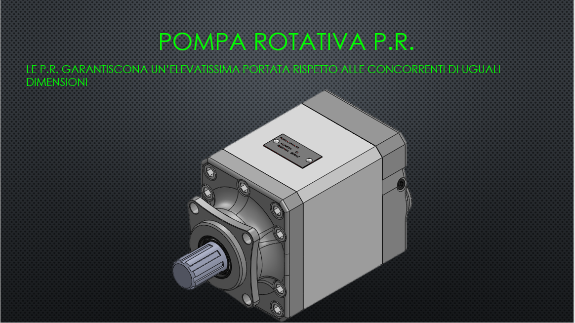 pompa rotativa alta portata p.r. 