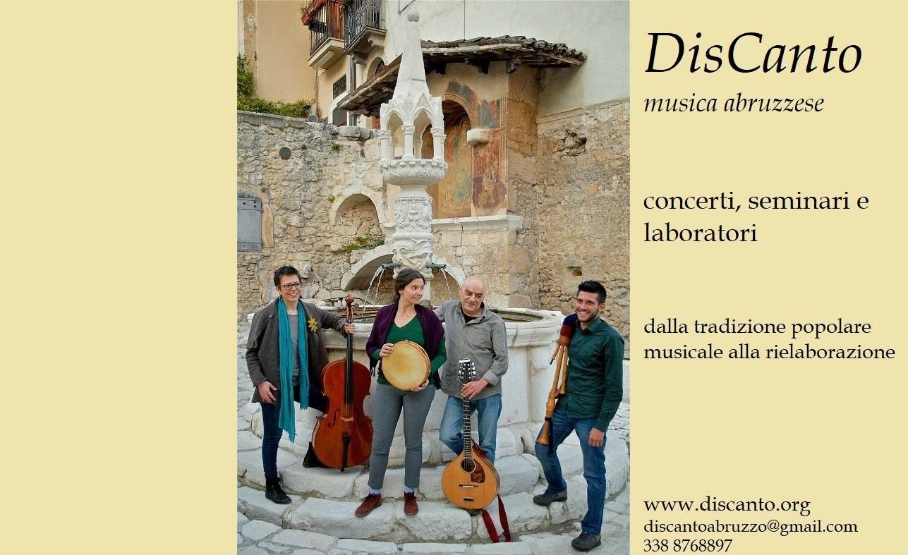 Attività culturale e concertistica dei DisCanto