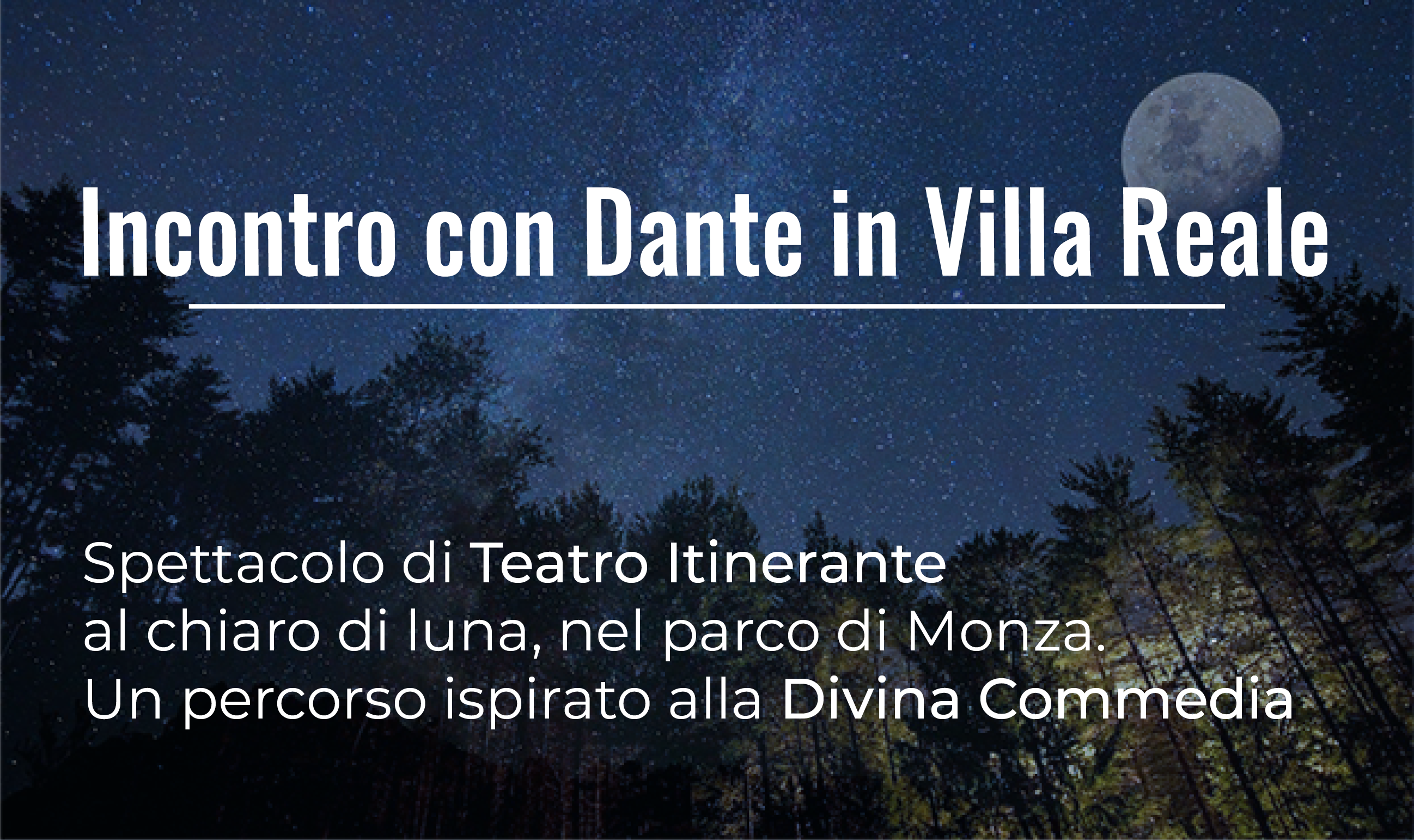 Dante in Villa Reale a Monza