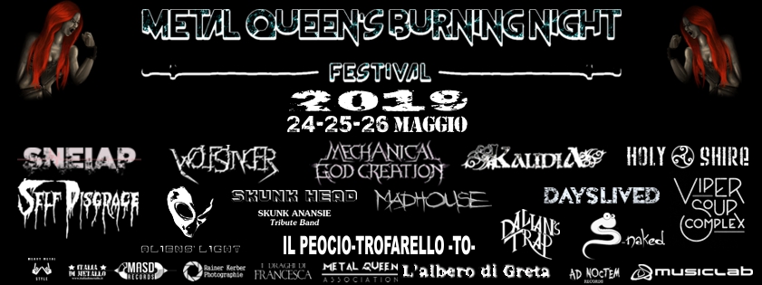 METAL QUEEN'S BURNING NIGHT FESTIVAL 2019 6th edition