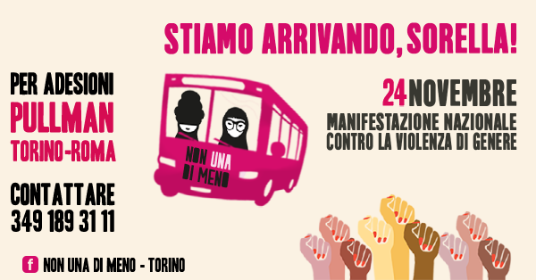 24 Novembre Tutt* a Roma!Corteo nazionale contro la violenza sulle donne e di genere