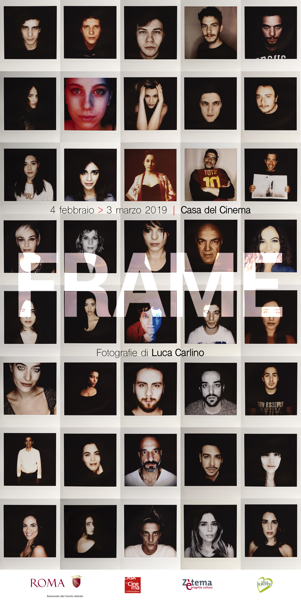 FRAME -  LIBRO FOTOGRAFICO -
RITRATTI DI CINEMA -
