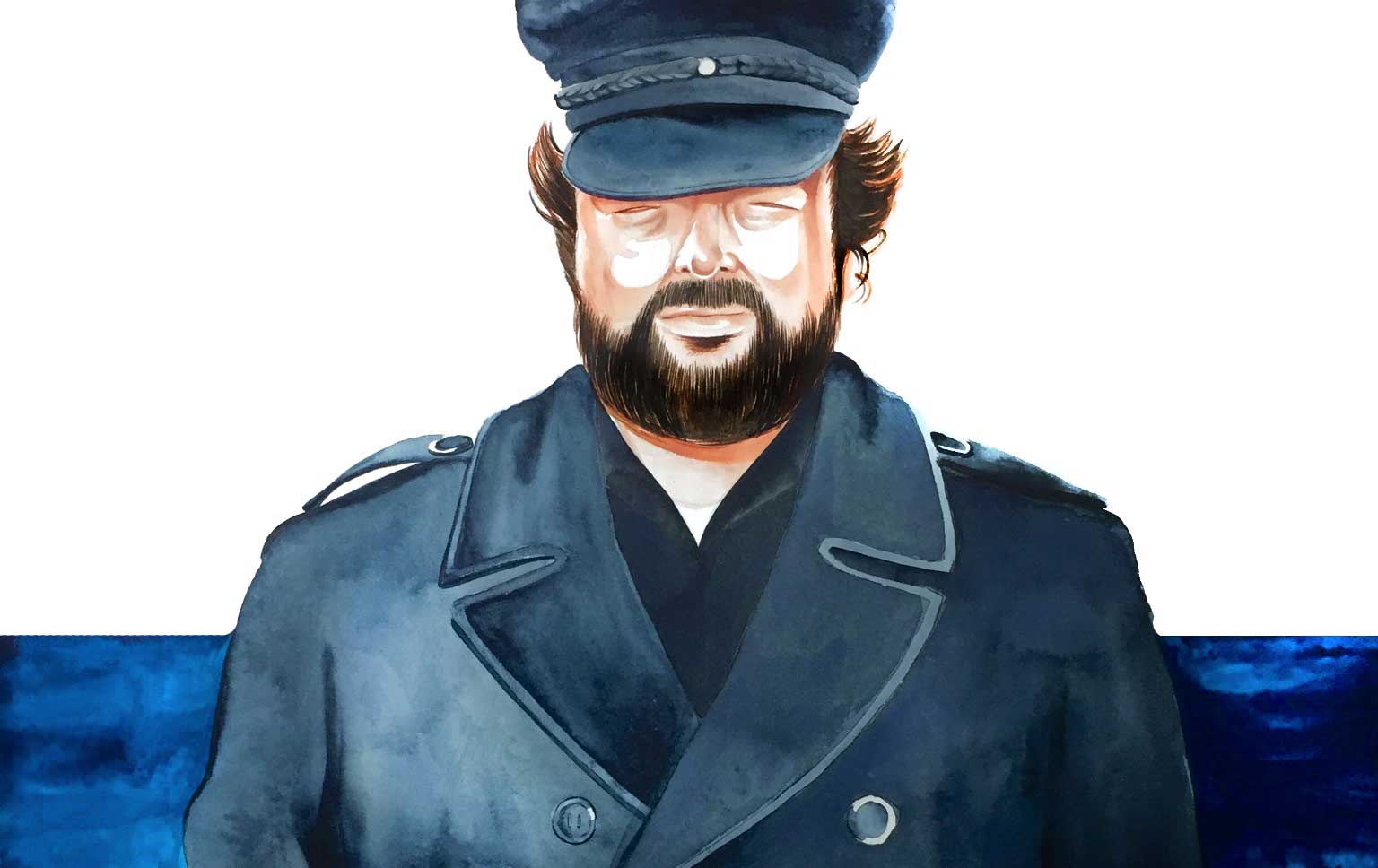 A Livorno la prima statua di Bud Spencer in Italia