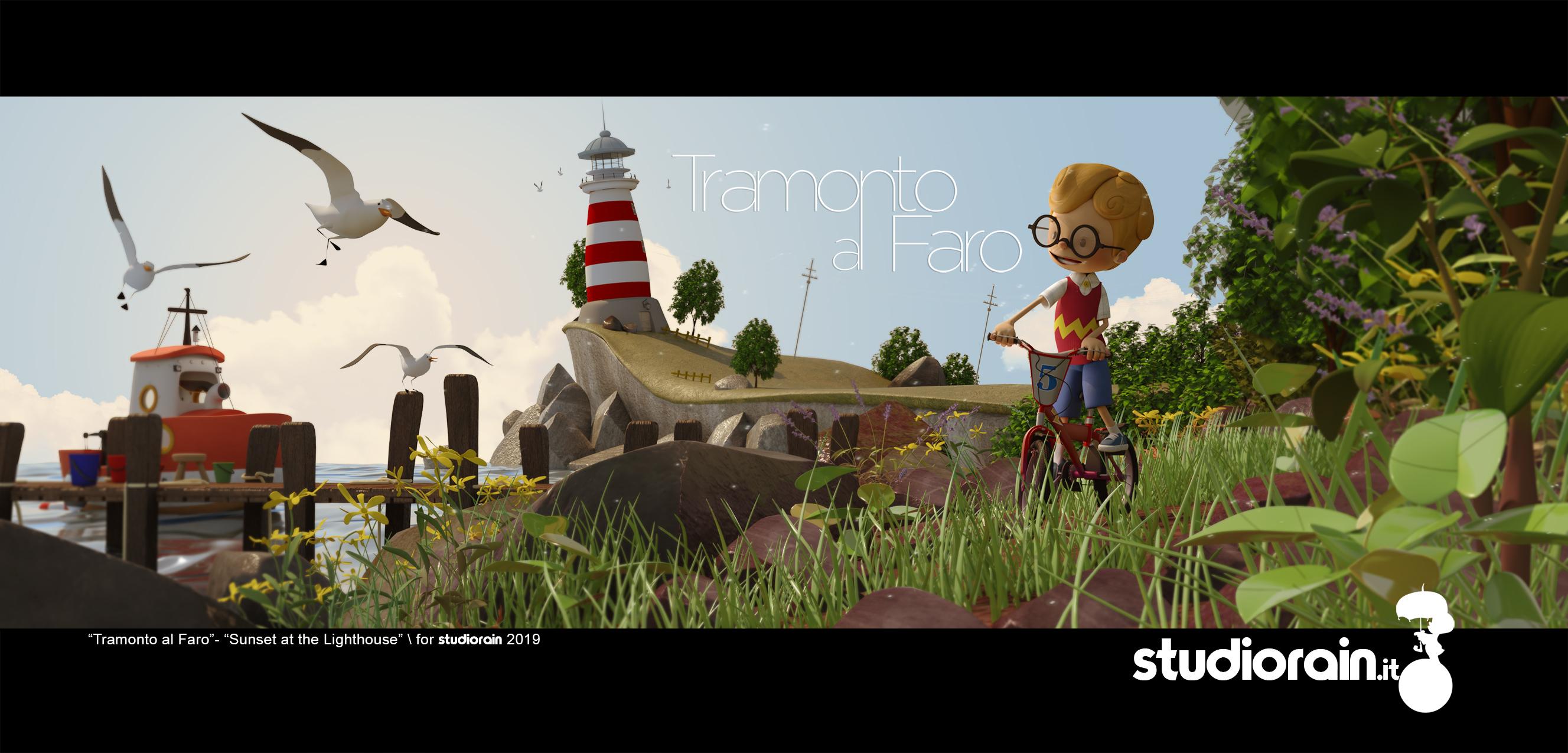 Tramonto al Faro - corto d'animazione
