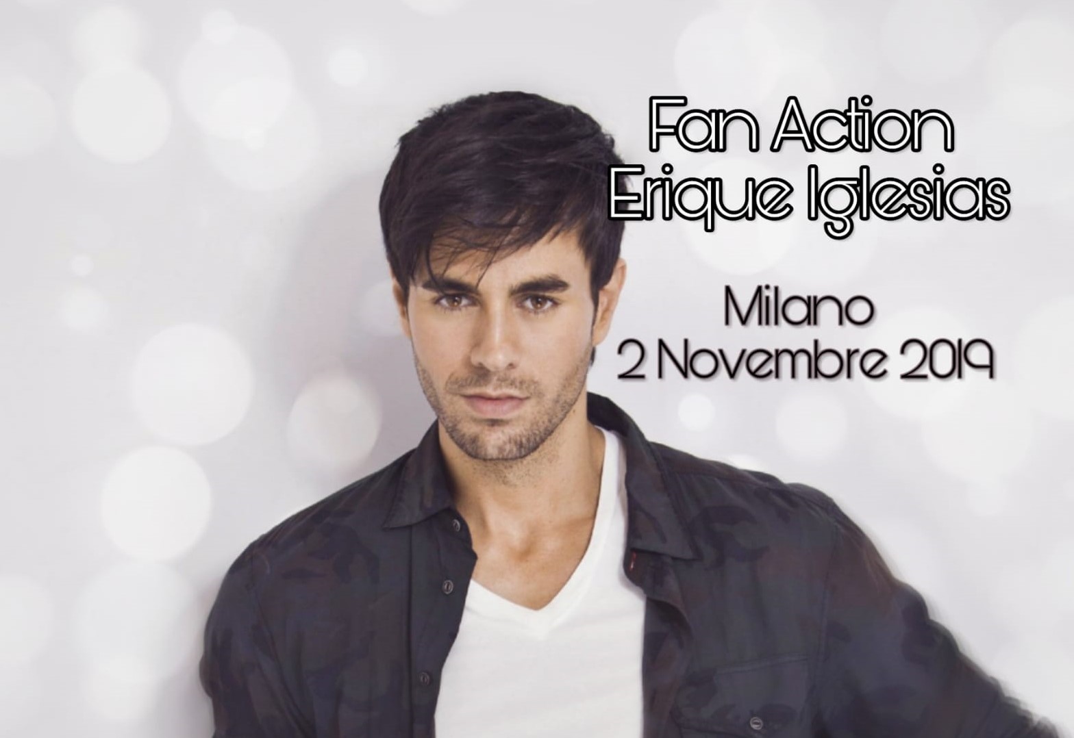 Fan Action Enrique Iglesias - Mediolanum Forum 2/11/2019