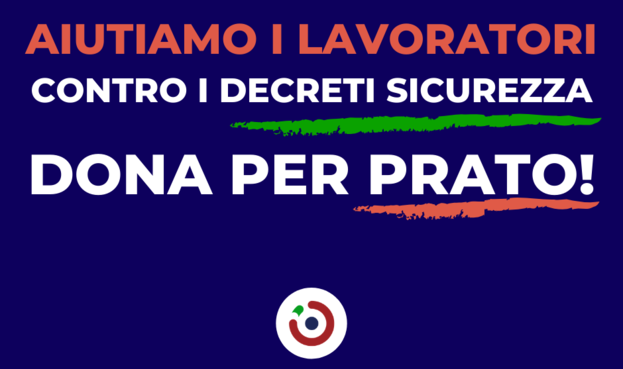 Raccolta fondi lavoratori di Prato