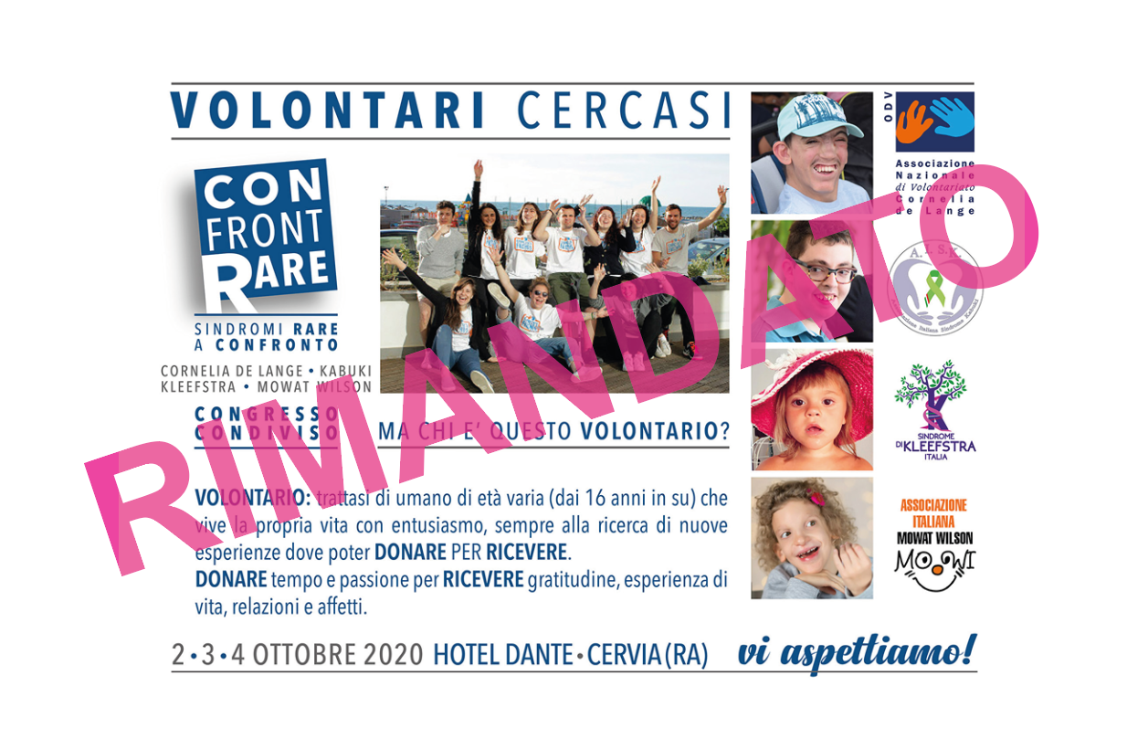 ConfrontRARE il congresso condiviso: volontari cercasi
