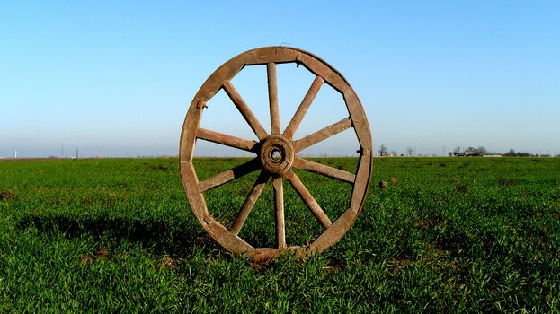 Rota Kasctuni - Ruota di Legno