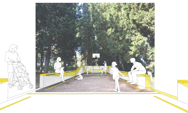 Zambrattia Playcourt
"Spazio di gioco come attivatore sociale" Zambrattia Playcourt
"Spazio di gioco come attivatore sociale"