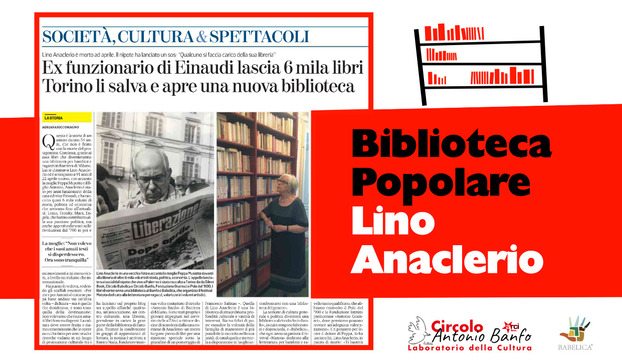 Biblioteca Popolare Lino Anaclerio
#BARRIERADILIBRI