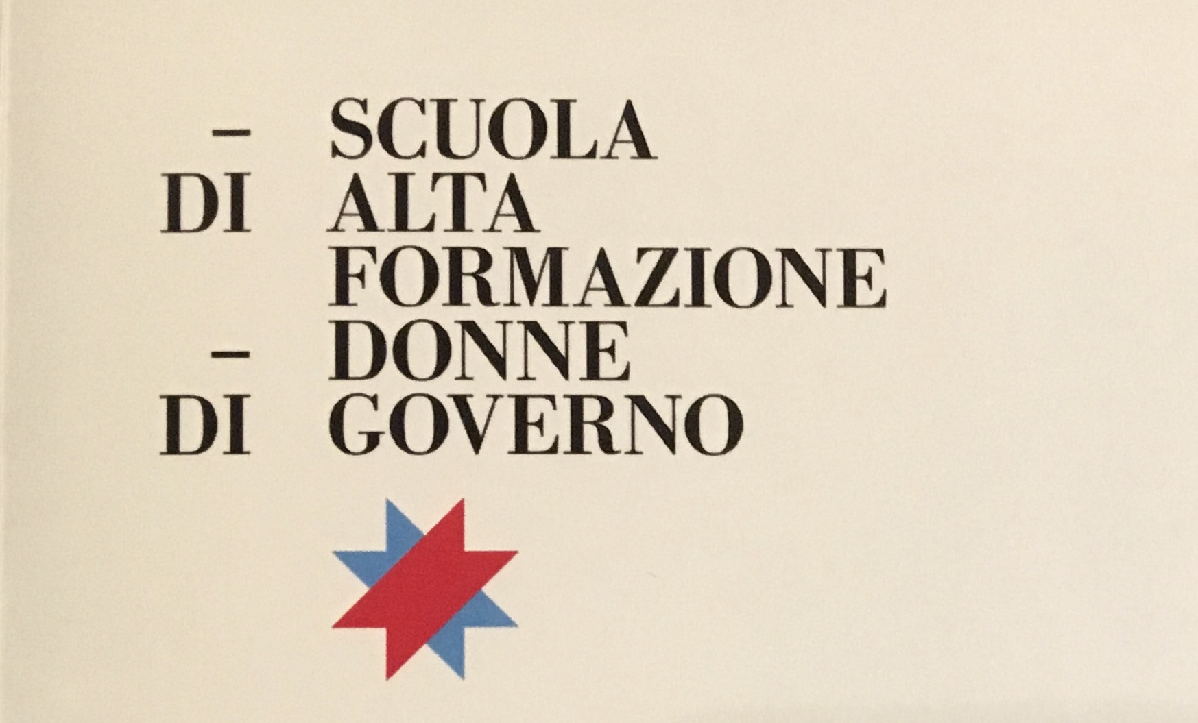 Scuola di Alta Formazione Donne di Governo