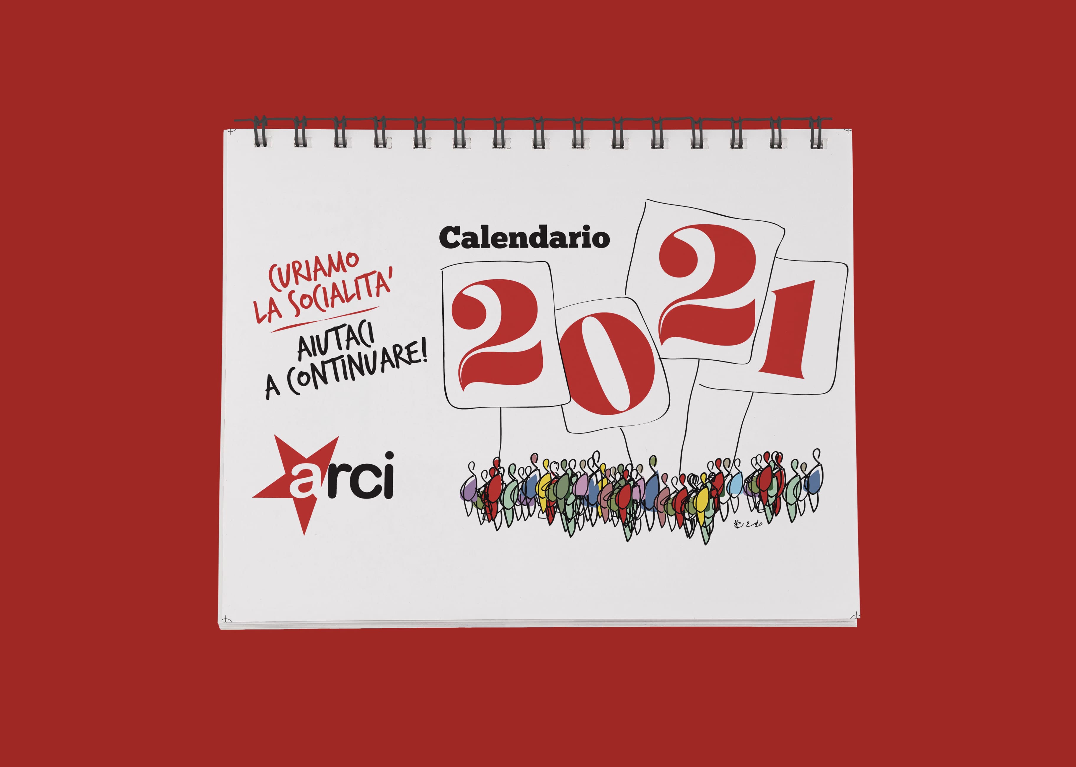 CURIAMO LA SOCIALITÀ: AIUTACI A CONTINUARE- Calendario Arci 2021