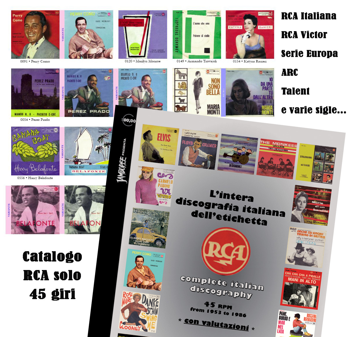 Fascicolo discografia italiana 45 giri RCA