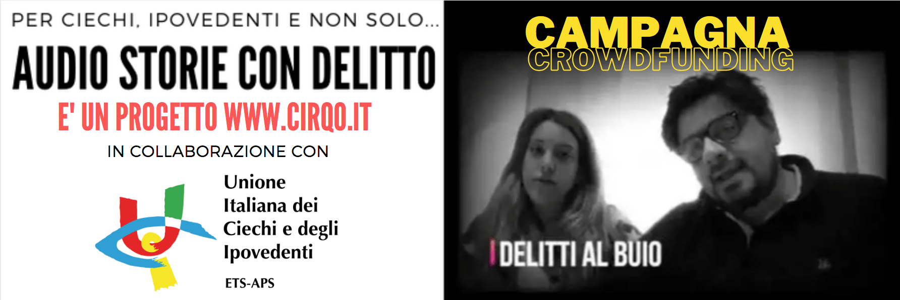Delitti al buio AUDIO GIALLI STORIE BREVI per ciechi, ipovedenti e non solo...