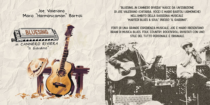 JOE VALERIANO & MARIO BARTOLI - BLUESING... IN CANNERO RIVIERA