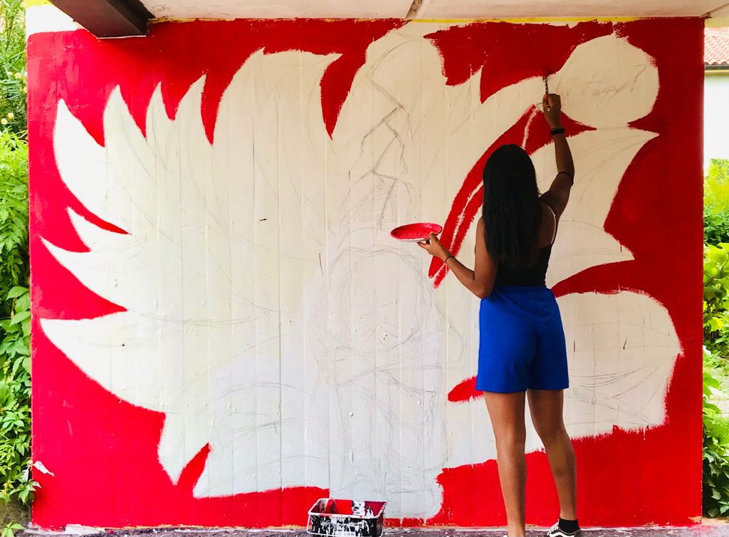 I murales dell'accoglienza