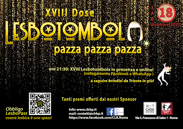 XVIII Edizione Lesbotombola pazza pazza pazza