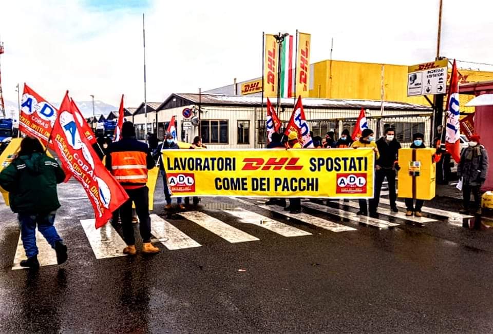 Sostieni la cassa di resistenza delle lavoratrici e dei lavoratori DHL EXPRESS