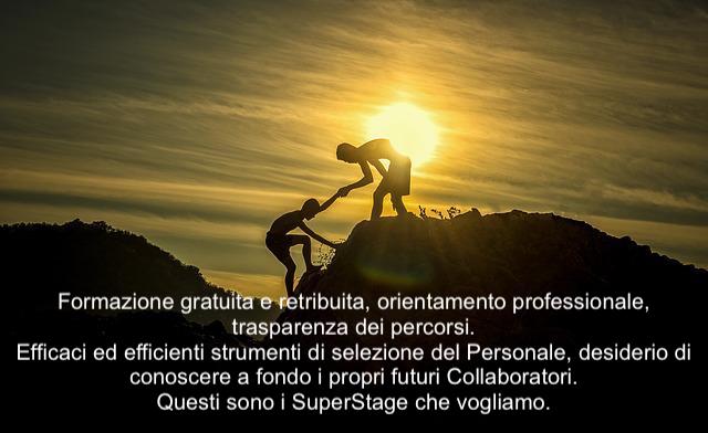 Se aiuti SuperStage, aiuti chi cerca un lavoro