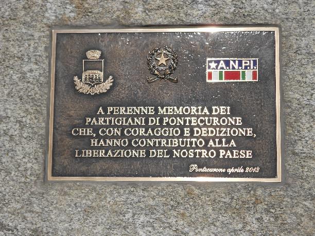 IL MEMORIALE DEI PARTIGIANI PONTECURONESI