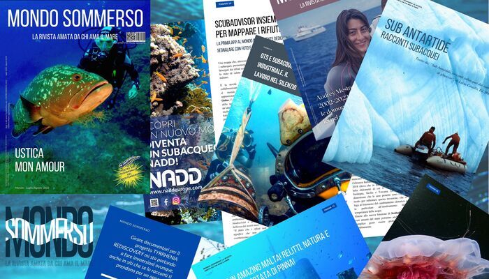 Sostieni le missioni di MONDO SOMMERSO LA RIVISTA AMATA DA CHI AMA IL MARE